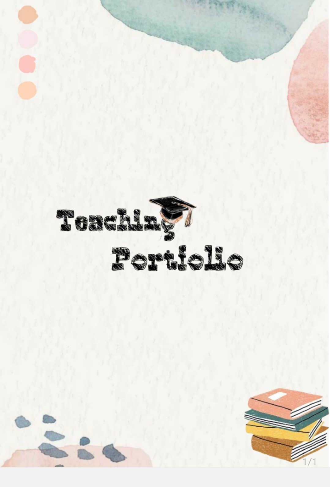 Portfolio cover
