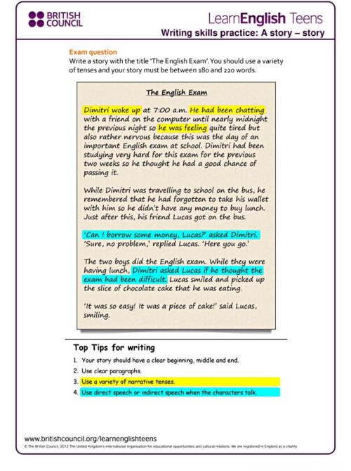 a story story ESL Book
