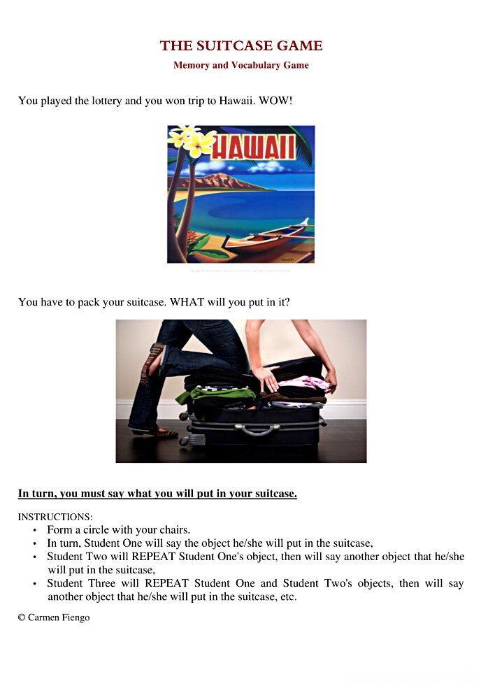 Future suitcase game hawaii lesson.
