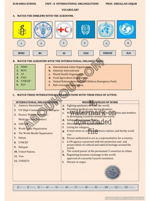 2 BAC LESSONS review