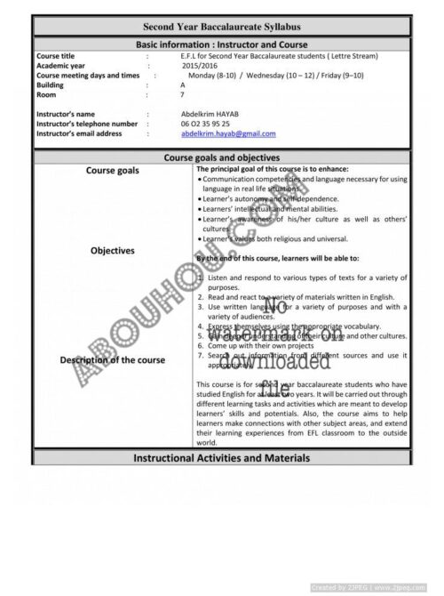 Bac syllabus-1
