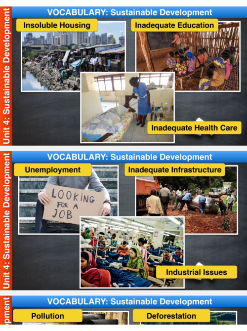 Environment vocabulary and practice
