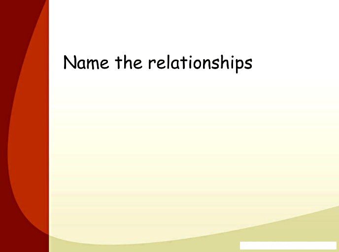 relationships lesson.