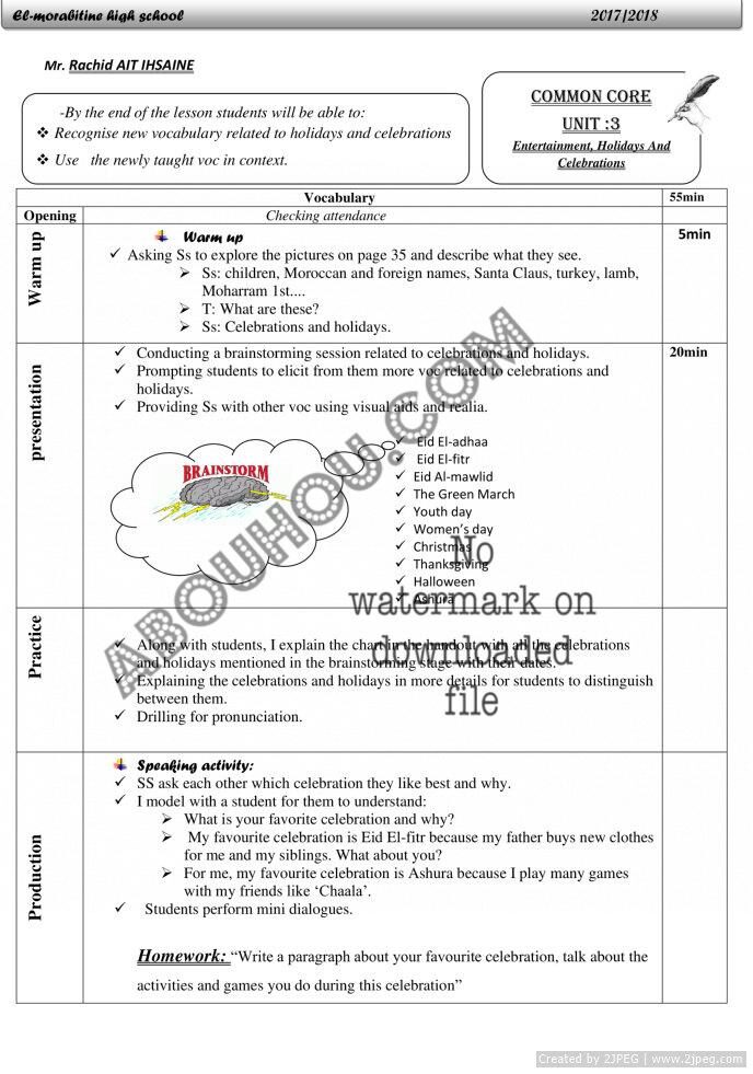 CC Window on The World LP U.3 Voc unit 3 Celebrations common core