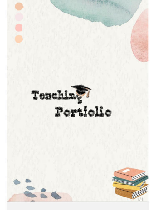 Portfolio cover