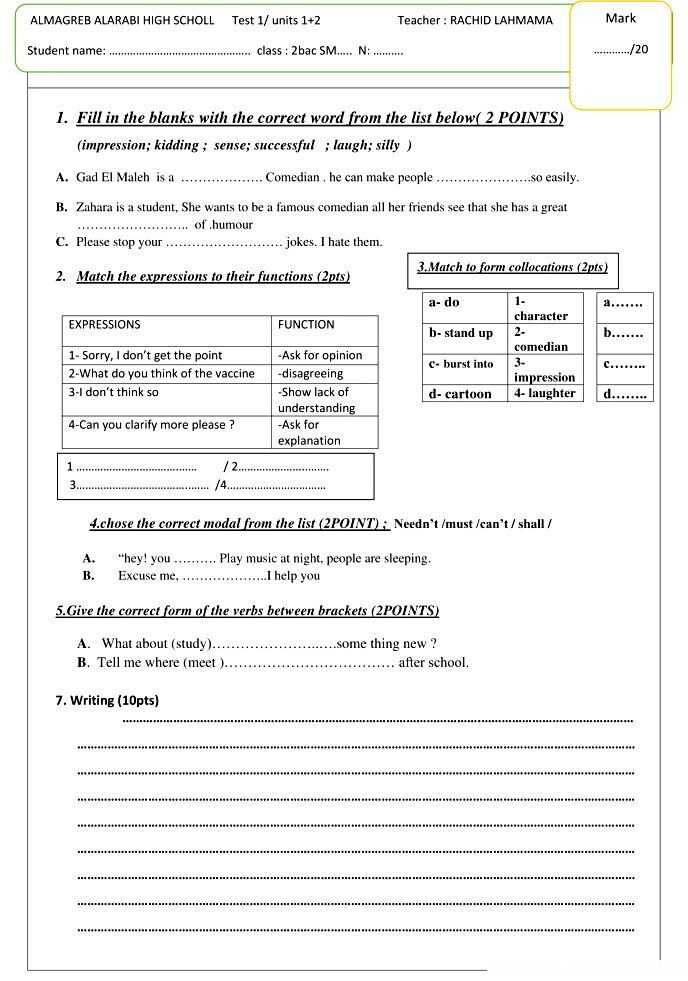 november 2bac 21 B