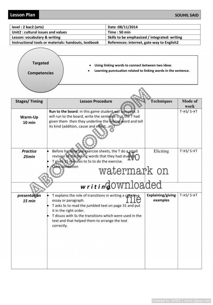 z Mixed Gateway LP 5Lesson Plan 2Bac