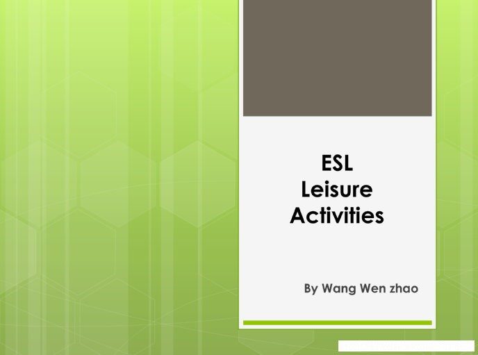 Leisure activities PPT 1bac.