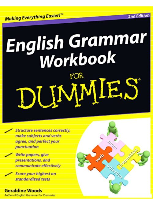 English Grammar Workbook For Dummies 2nd Edition esl book